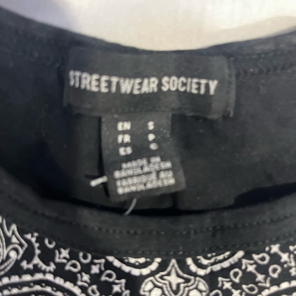 Bandana shirt black and white - Picture 2 of 2